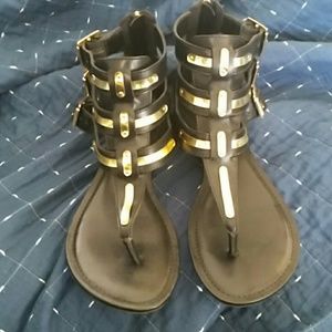 Ladies fergie sandals! Size 8.5! Like new!