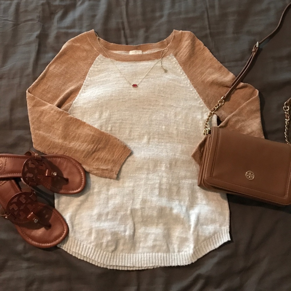 J. Crew Knit baseball tee