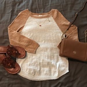 J. Crew Knit baseball tee