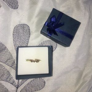Cutest I <3 u 24k gold ring