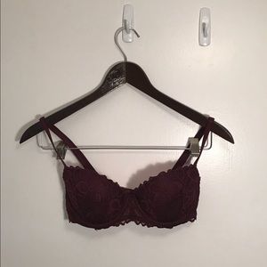 Pink Victoria's secret lace date bra