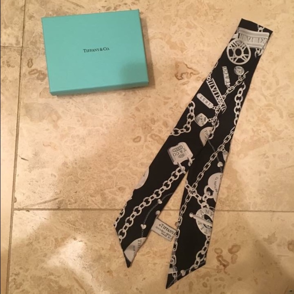 Tiffany & Co Silk Printed Ascot