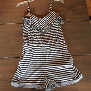 Striped romper