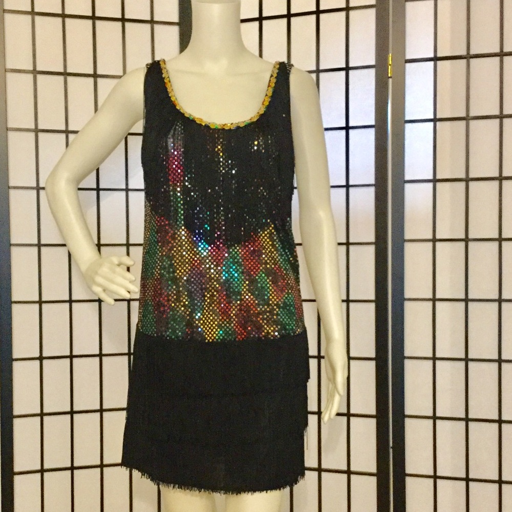 California costumes sequined flapper dress