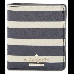 Kate spade small striped wallet ♠️