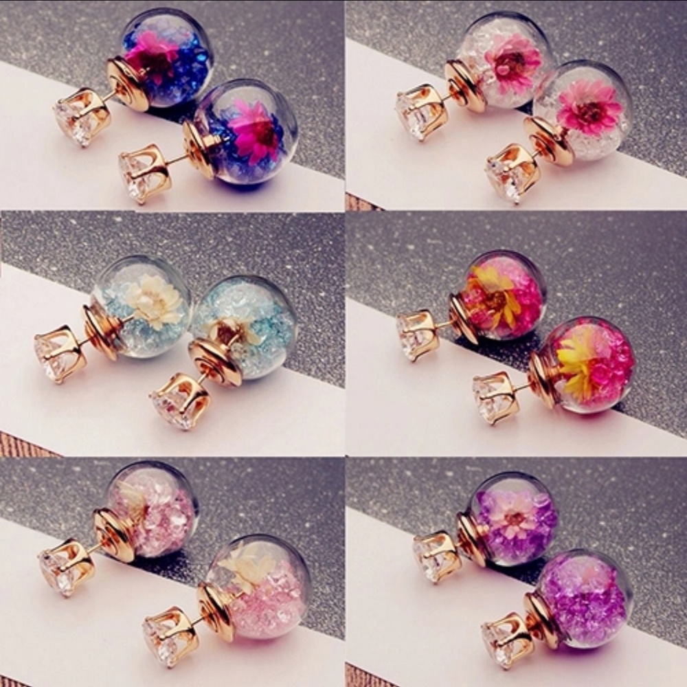 Studded Rhinestone Earrings *ALL COLORS AVAILABLE