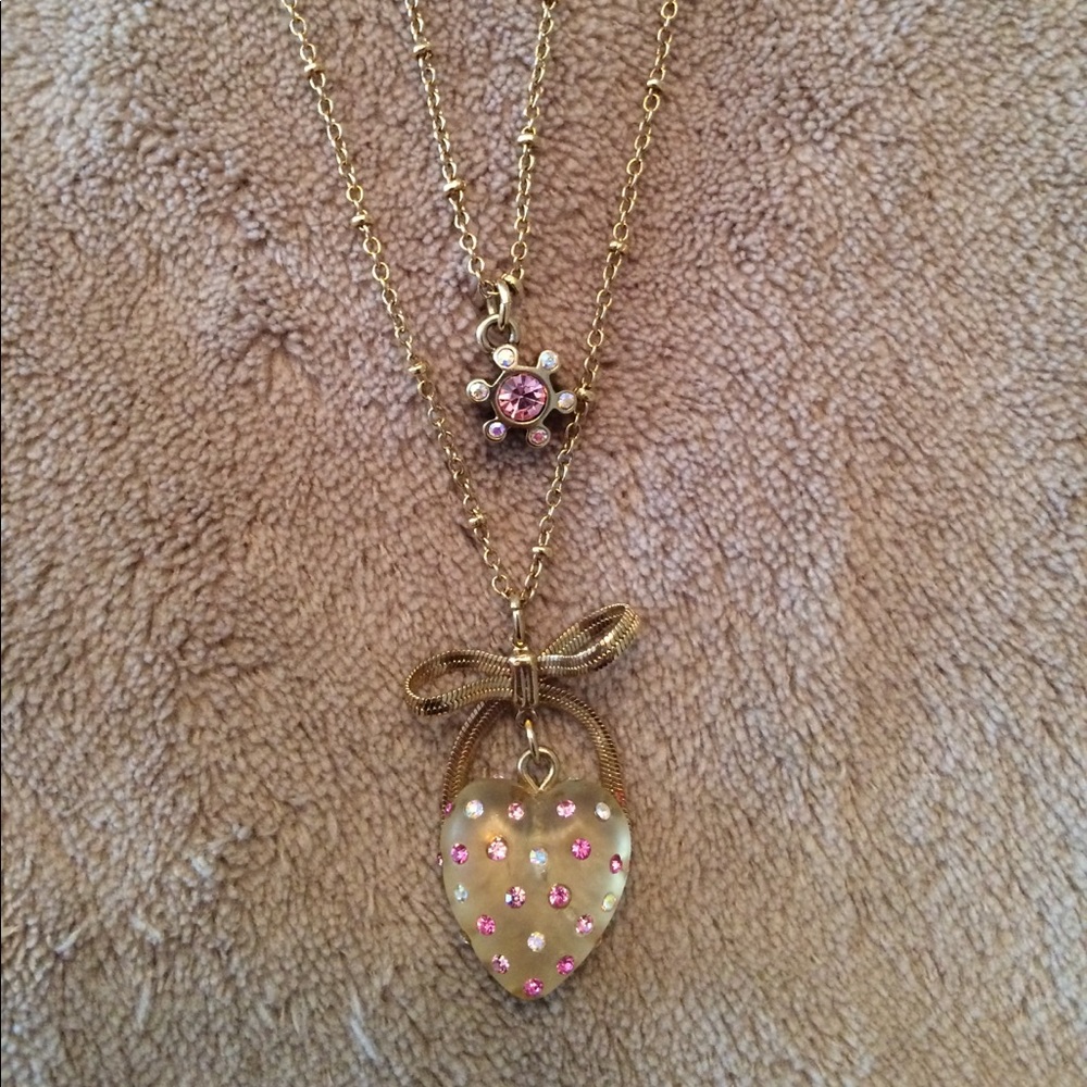 Betsey Johnson Heart Pendant