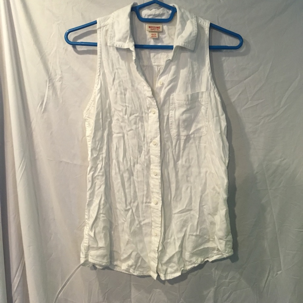Loose fit button up tank