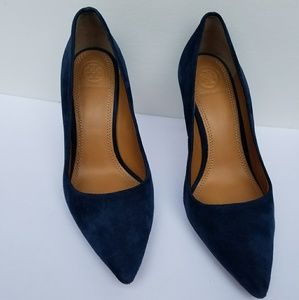 Amazing Tory Burch Navy Heels!!!!!!