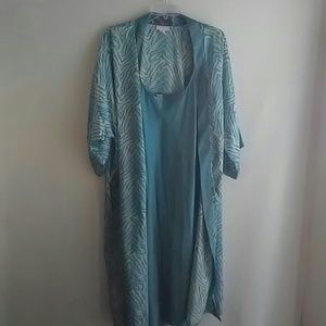 Turquoise Serenada gown/robe