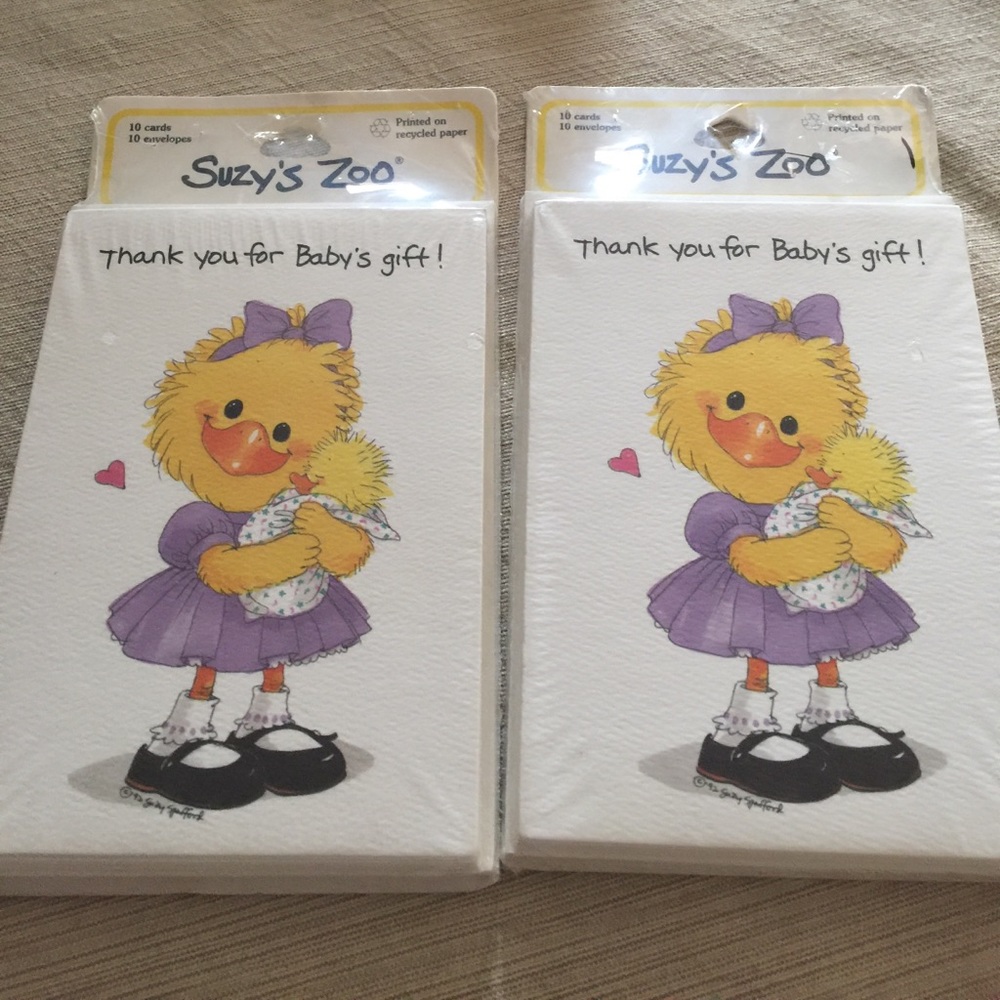Suzy zoo thank you for babys gift bundle