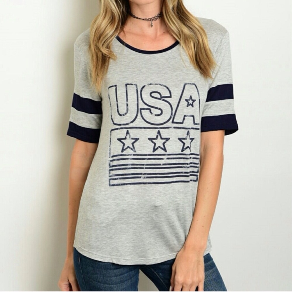 Soft USA Short Sleeve Jersey
