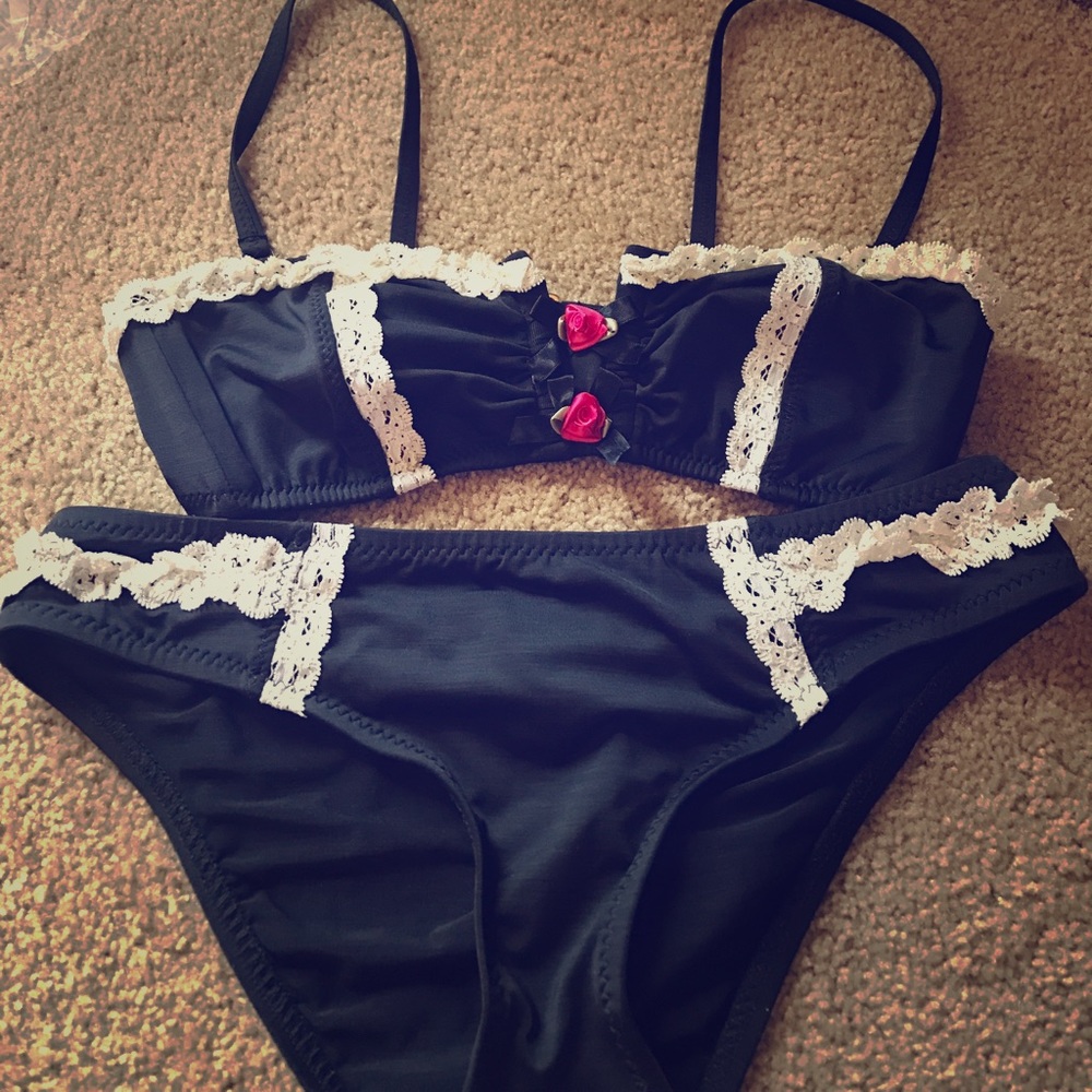Betsey Johnston swim suit.