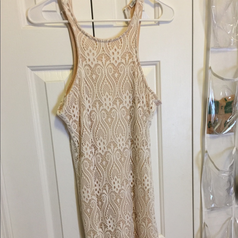 Beautiful lace, short/long dress