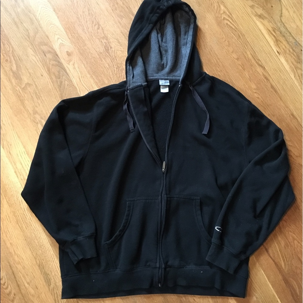 Black Champion Hoodie - Men's L