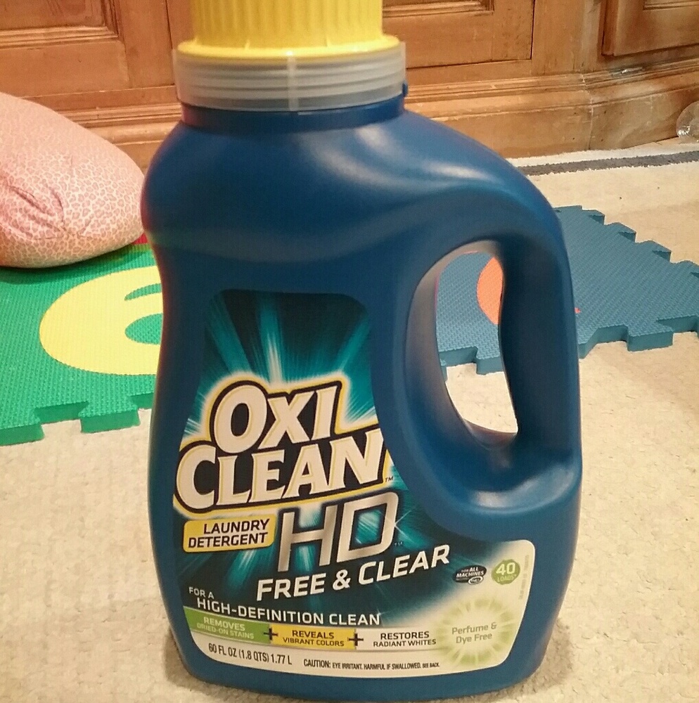🐼SOLD🐷6 OXICLEAN HD DETERGENT NEW (40 Ld-60 oz)