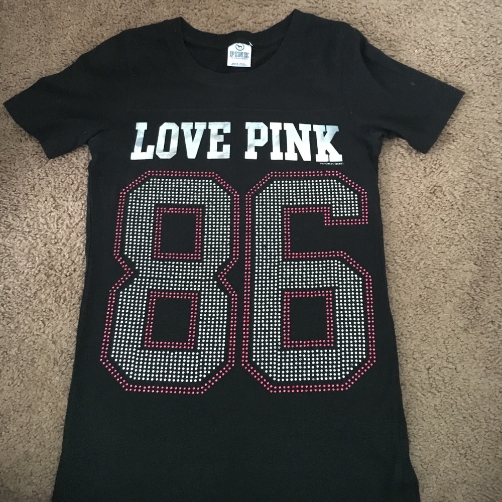 VS PINK rhinestone top