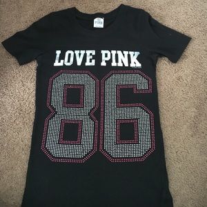 VS PINK rhinestone top