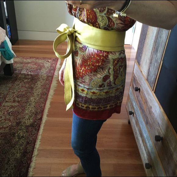 Yellow Cirque Argentine leather belt