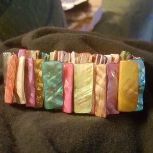 Tri-color Rose Quartz Bracelet NWOT