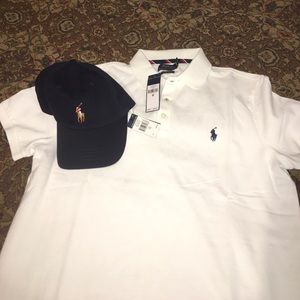 Polo by Ralph Lauren shirt and hat
