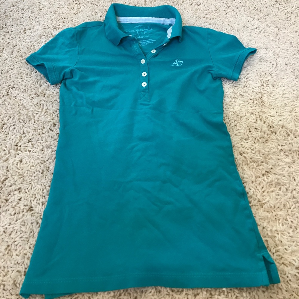 Turquoise Aeropostal shirt