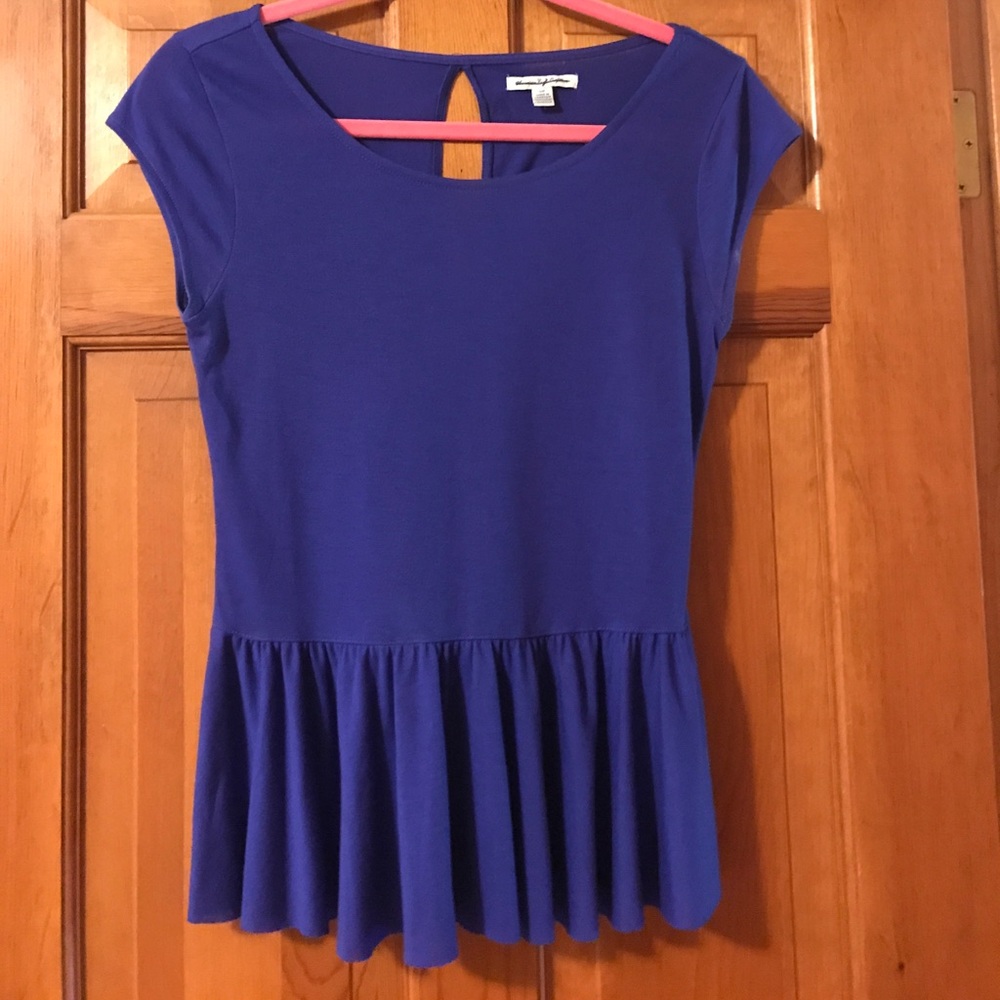 NWOT Purple Peplum