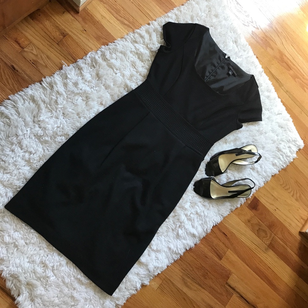 BANANA REPUBLIC Black Wool Dress