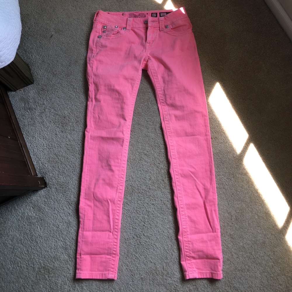 Miss Me Pink skinny jeans
