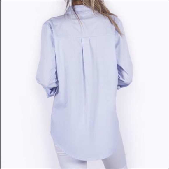 🌸Just In🌸 Lace up Long Sleeve Collared Shirt - Picture 2 of 6