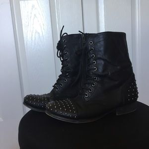 Madden Girl Gewelz Studded Combat Boot