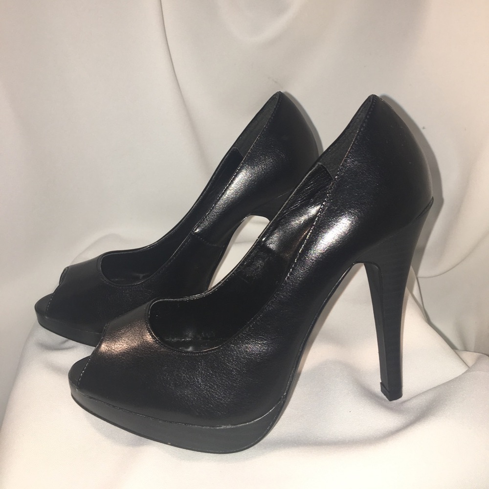 BRAND NEW peep toe stilettos
