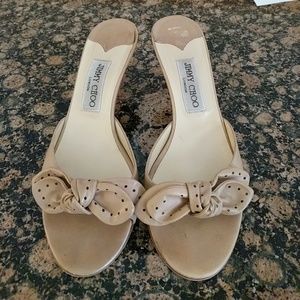 Jimmy Choo kitten heel slides