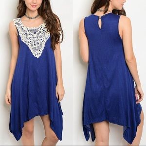 IN STOCK 3 PACK Crochet Asymmetrical Dress