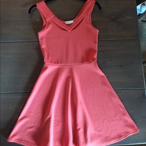 Coral dress