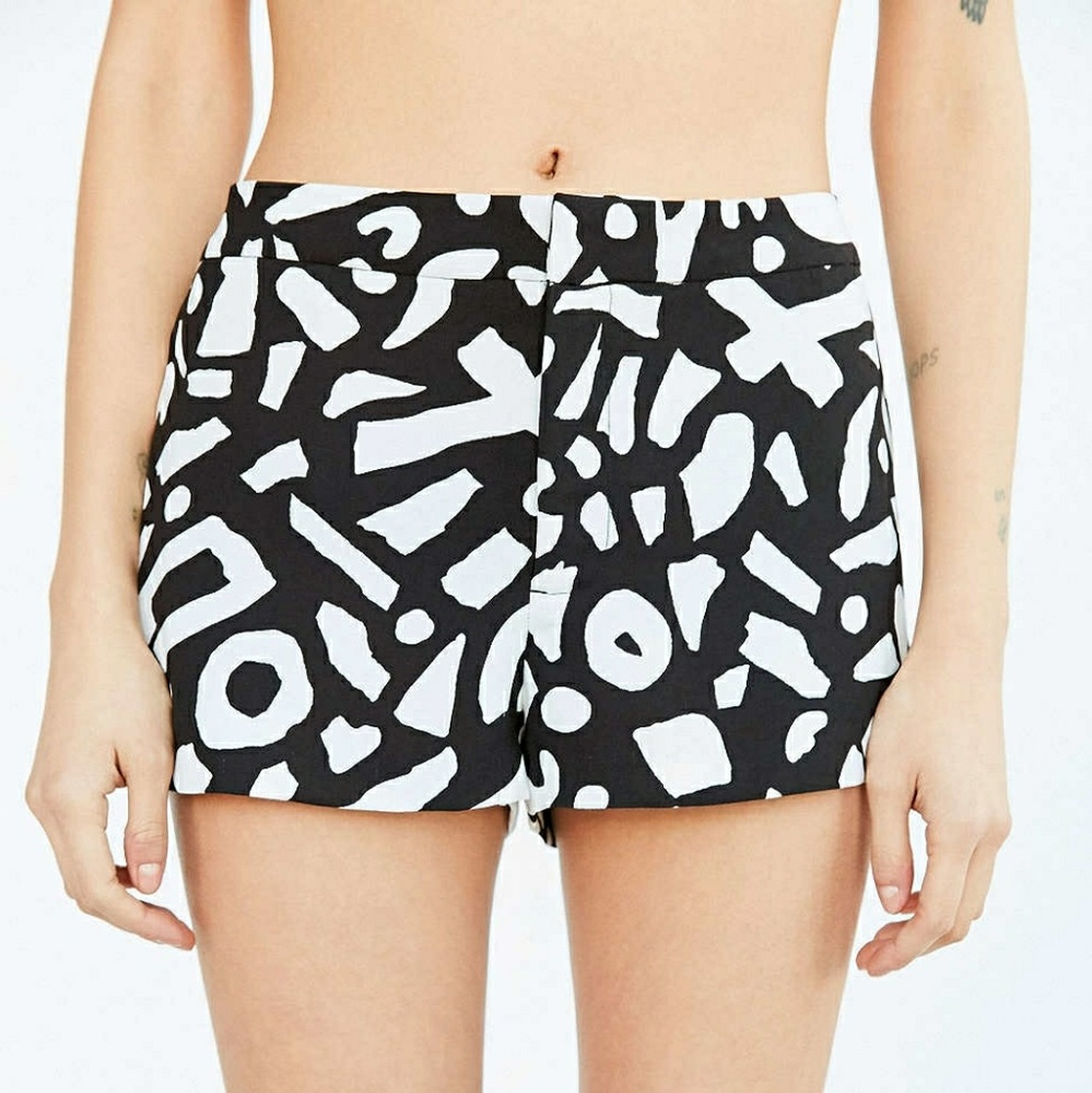 Urban Outfitters Alice and UO Black & White Shorts