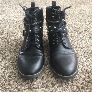 Mossimo Combat Ankle Boots