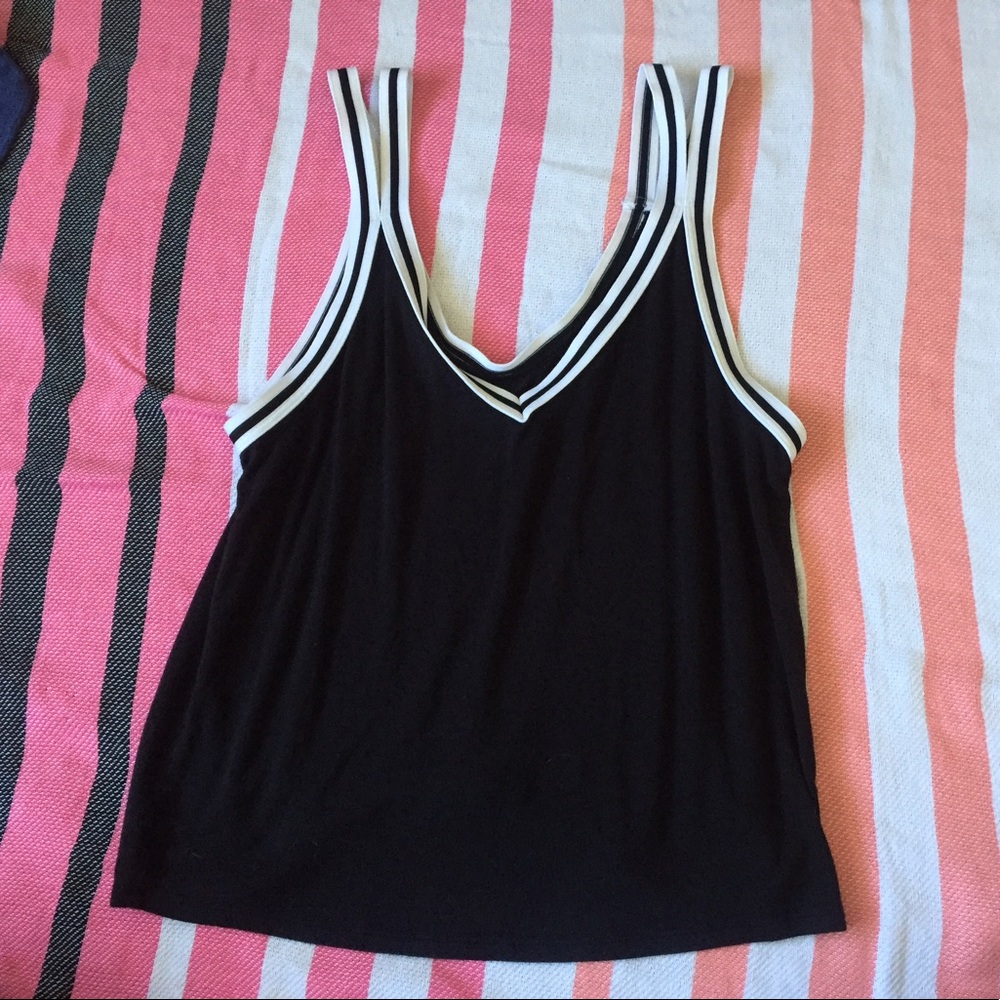Sporty varsity tank top