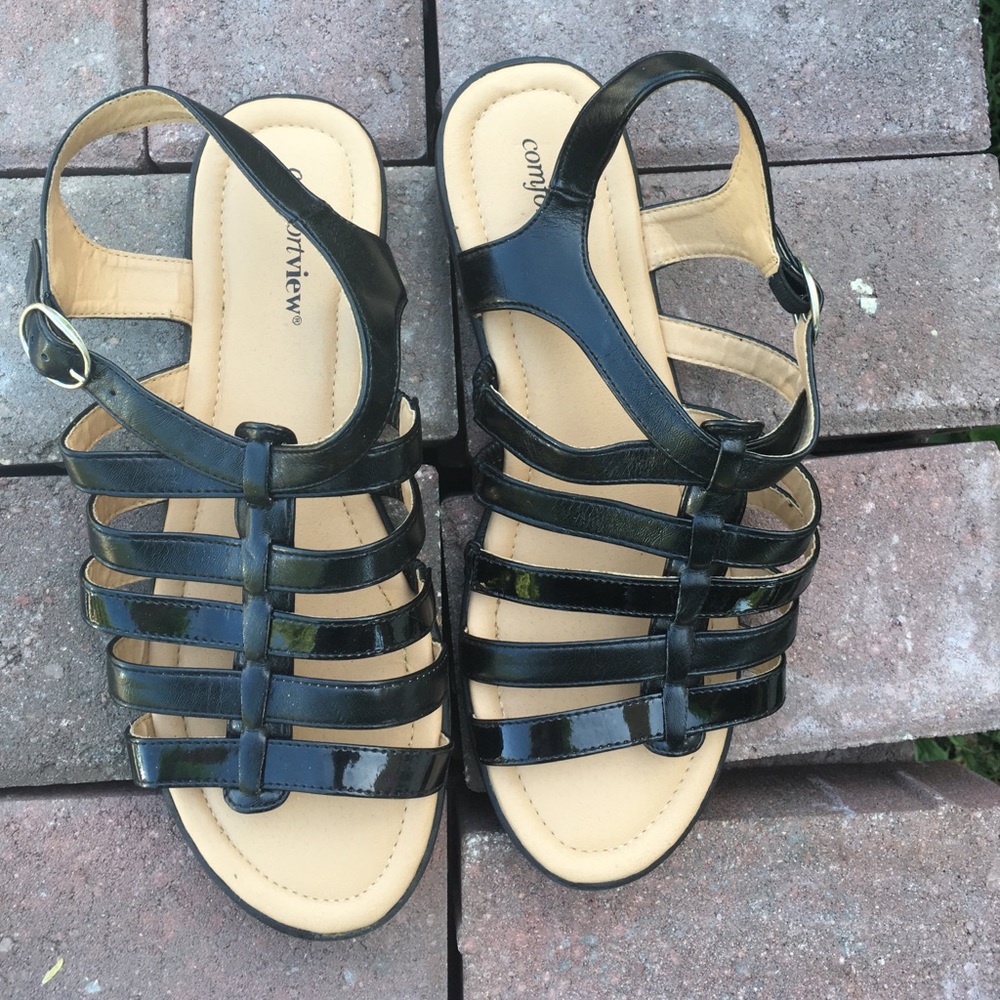 Comfort View Sandals Size 9W