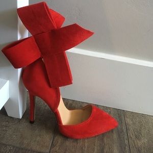 Fun Red 4 1/2 inch Heels