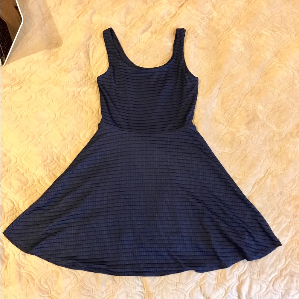 Navy Striped "Love...Ady" Dress