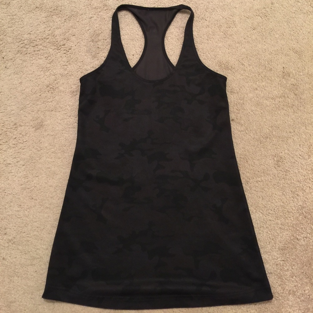 Lululemon Black Camo Tank