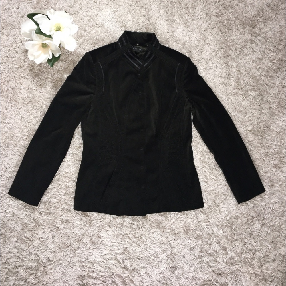 Elie Tahari Perry Stretch Velvet Jacket