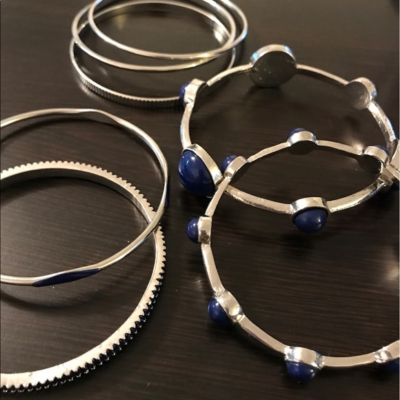 Brand new Navy New York & Co. bangle bracelets - Picture 3 of 3