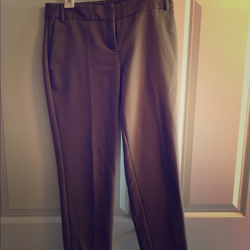 Crop length business slacks