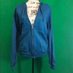 Turquoise Hooded Sweatshirt