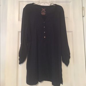 Faded Glory top in Navy size 1X (or 16W)