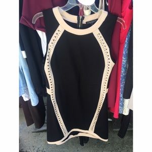 Black and pink dress