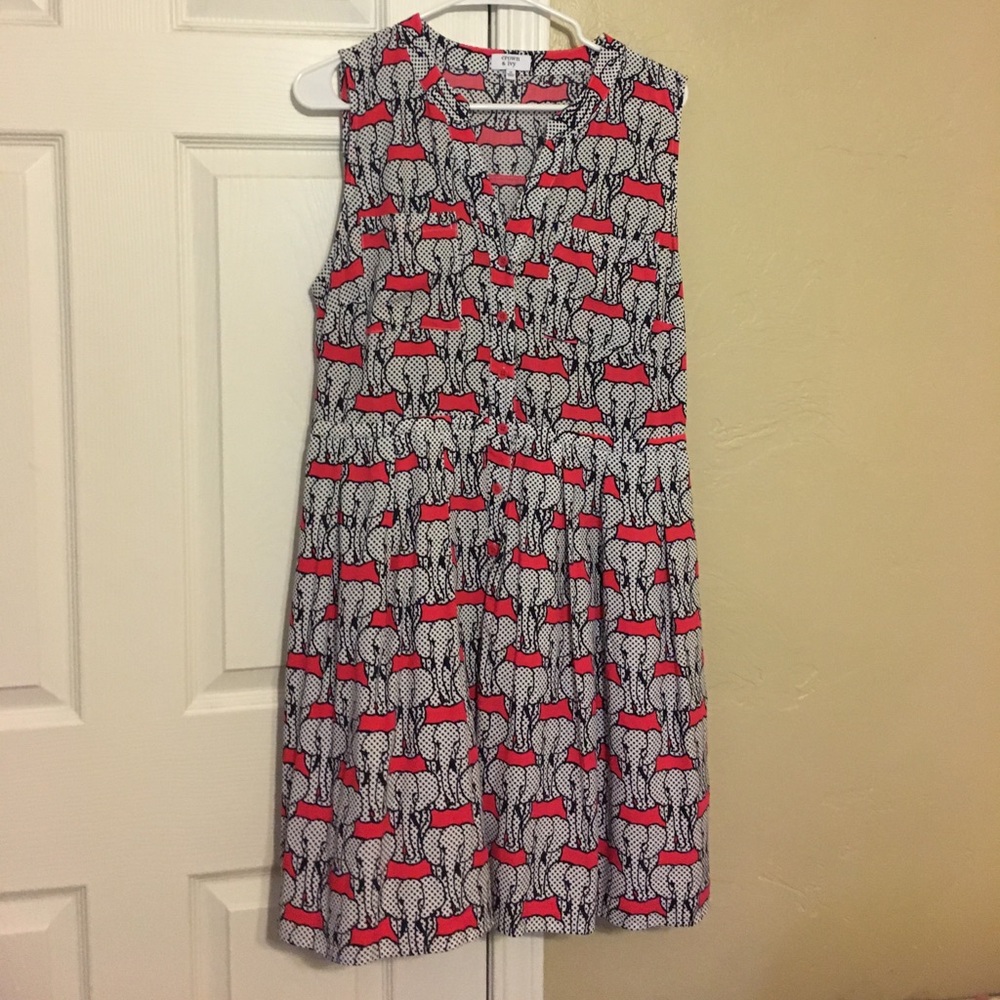 Super cute elephant dress!