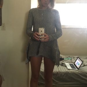 Herringbone Long flowy sweater